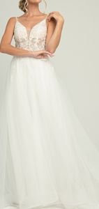 New formal evening wedding dress bridal gown